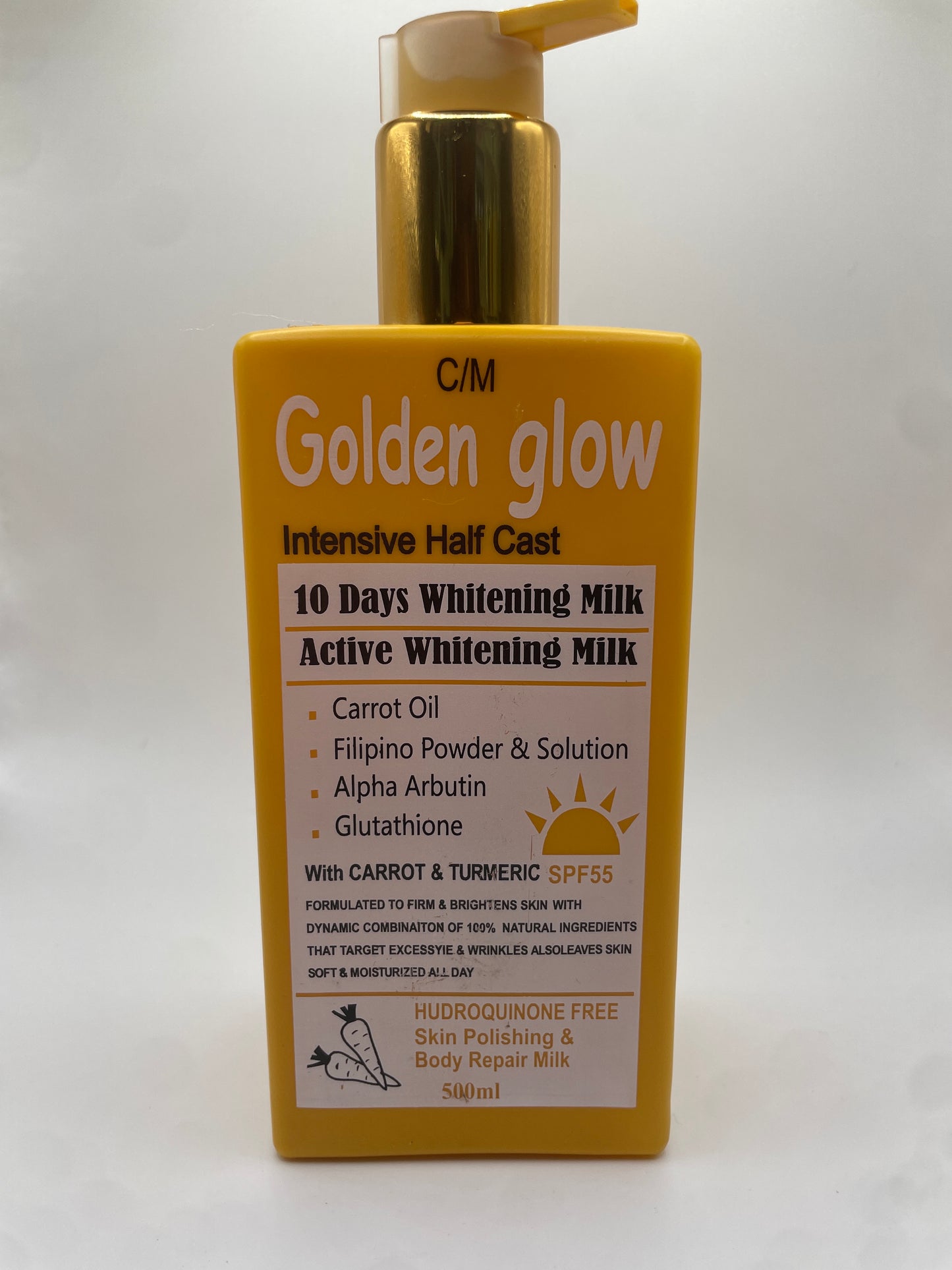 Golden Glow Intense Half cast whitening Lotion