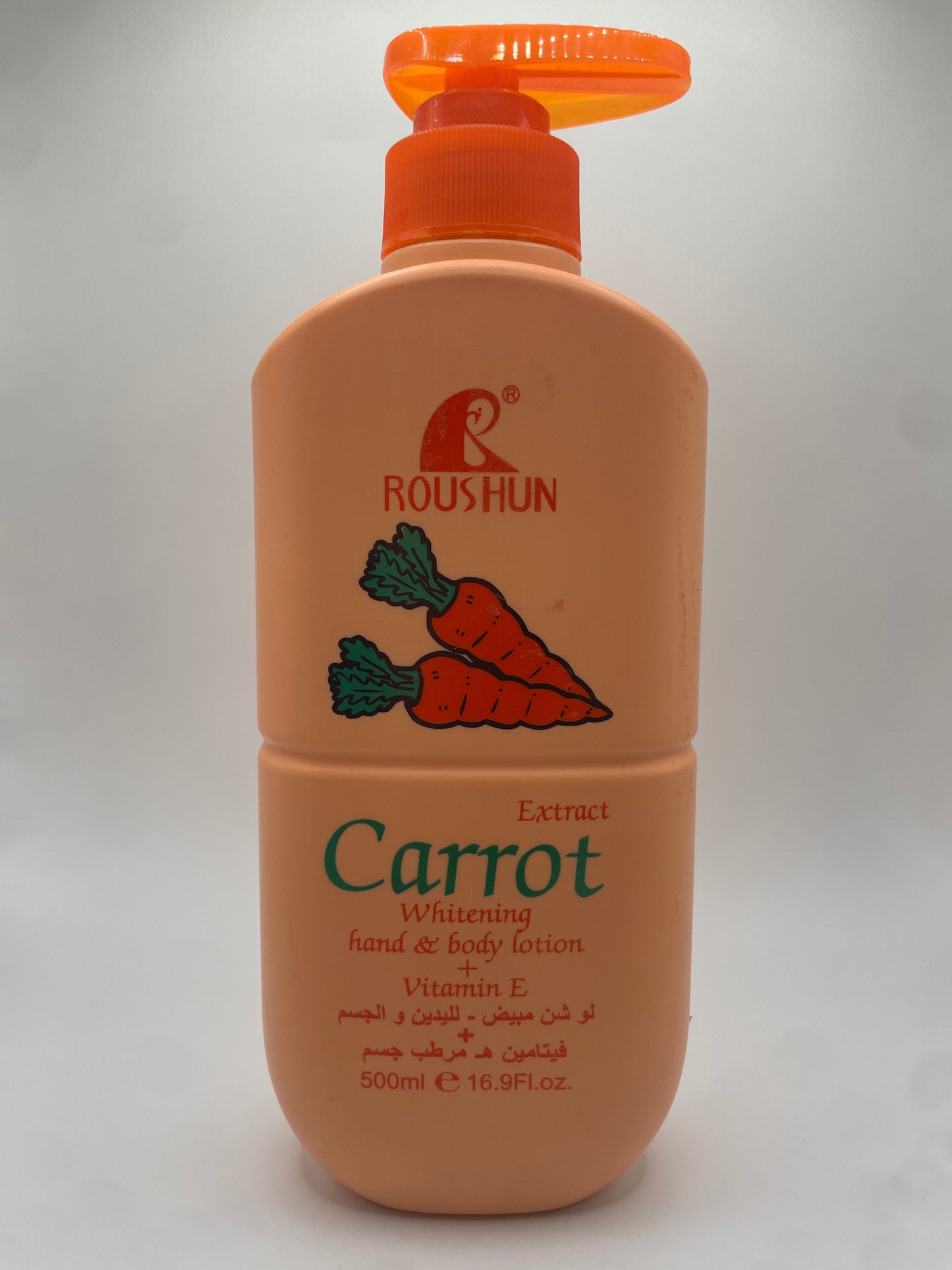 Roushun Carrot Hand & Body Lotion + Vitamin E