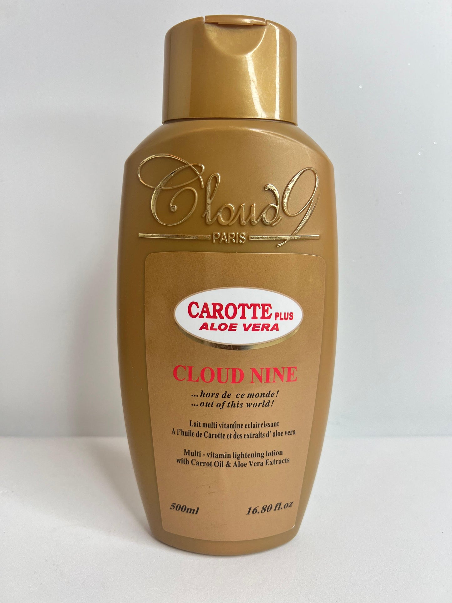 Cloud 9 Lightening Body Lotion. Carotte Plus Aloe Vera