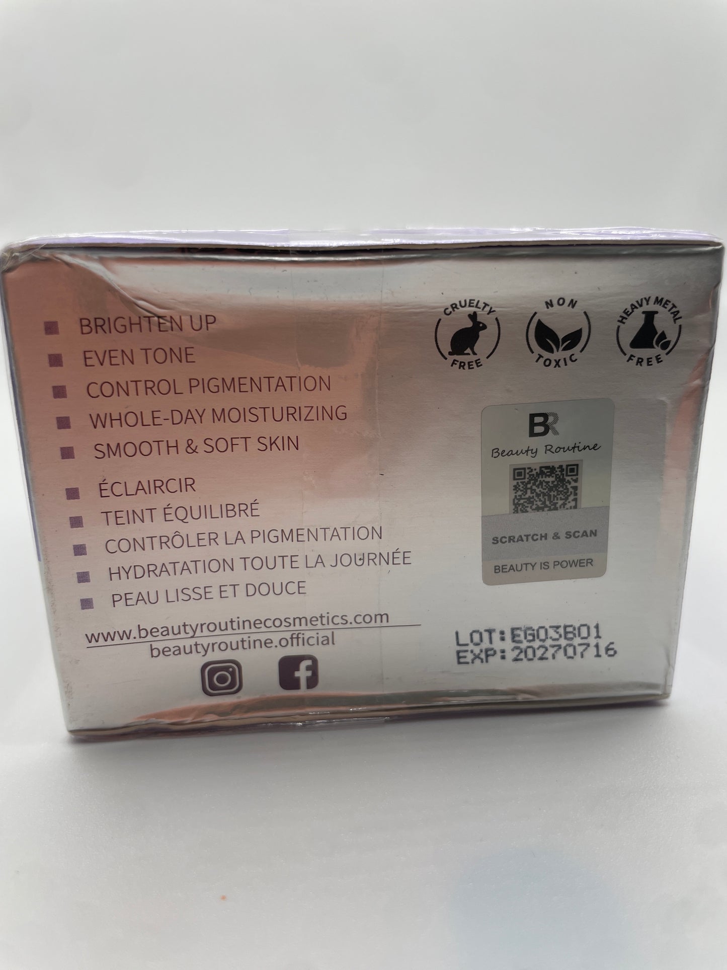 Beauty Routine Brightening Face Cream