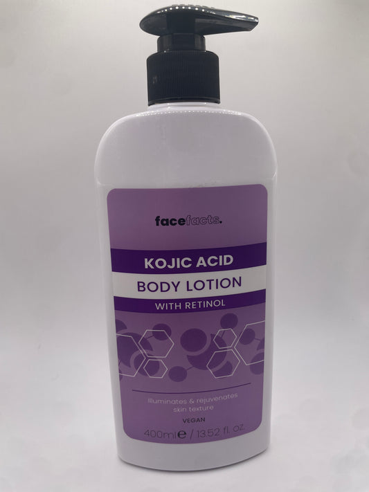 KOJIC ACID
BODY LOTION
WITH RETINOL