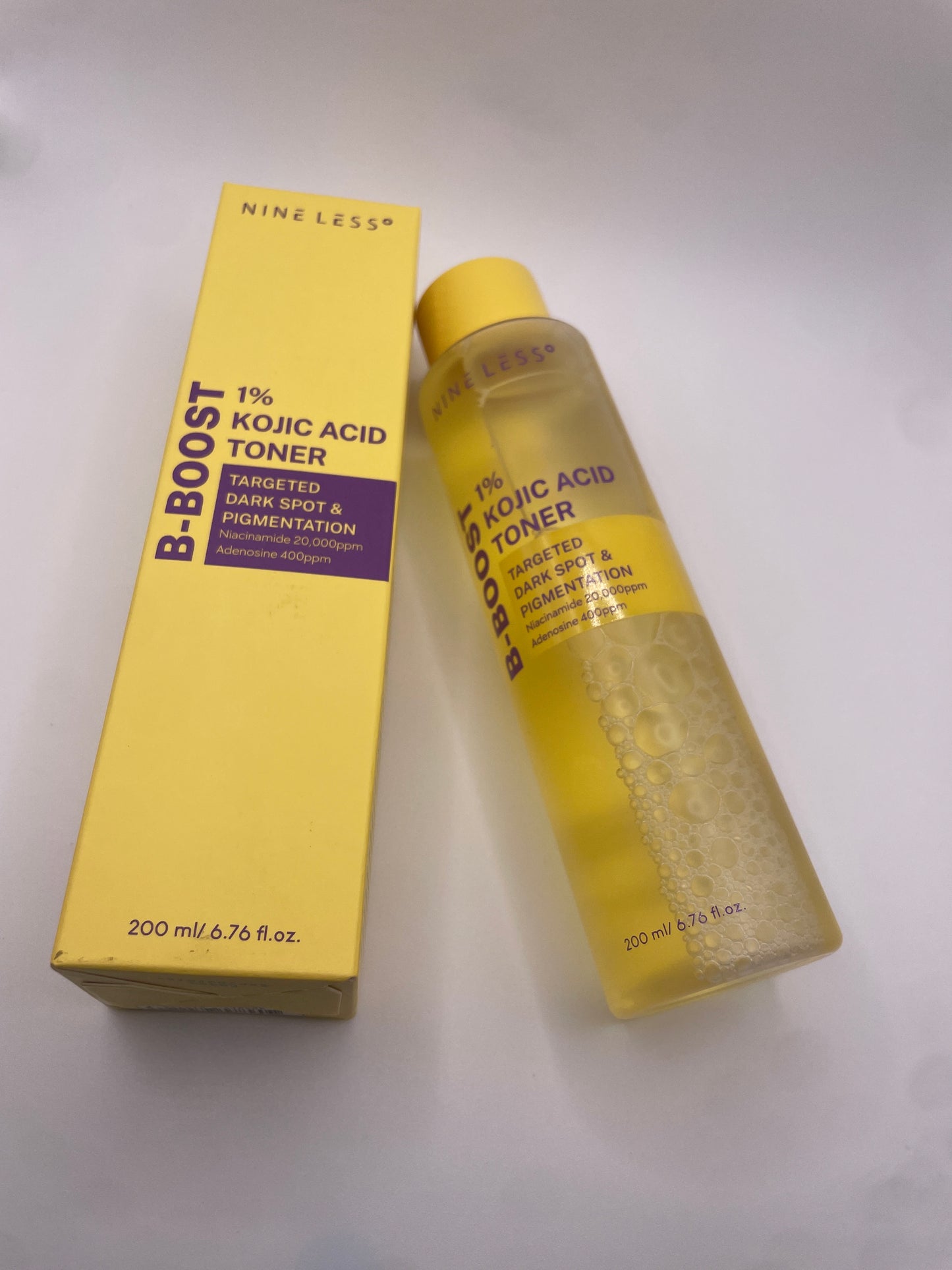 Nineless kojic acid toner