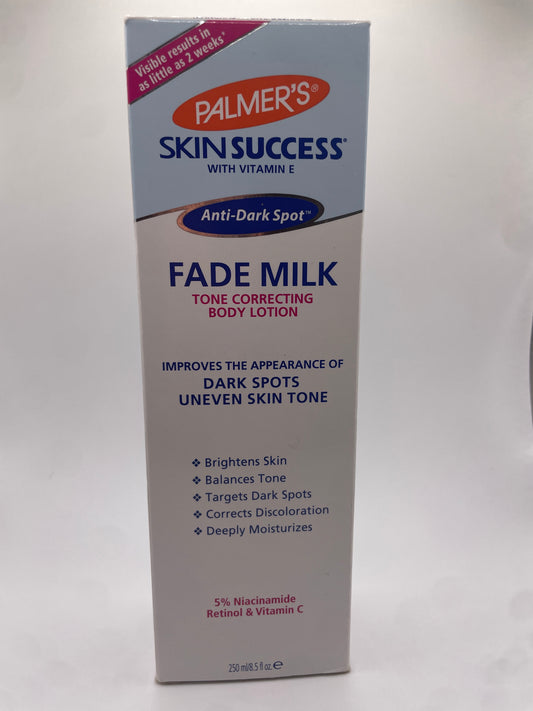 PALMERS SKIN SUCCESS FADE MILK
TONE CORRECTING
BODY LOTION
