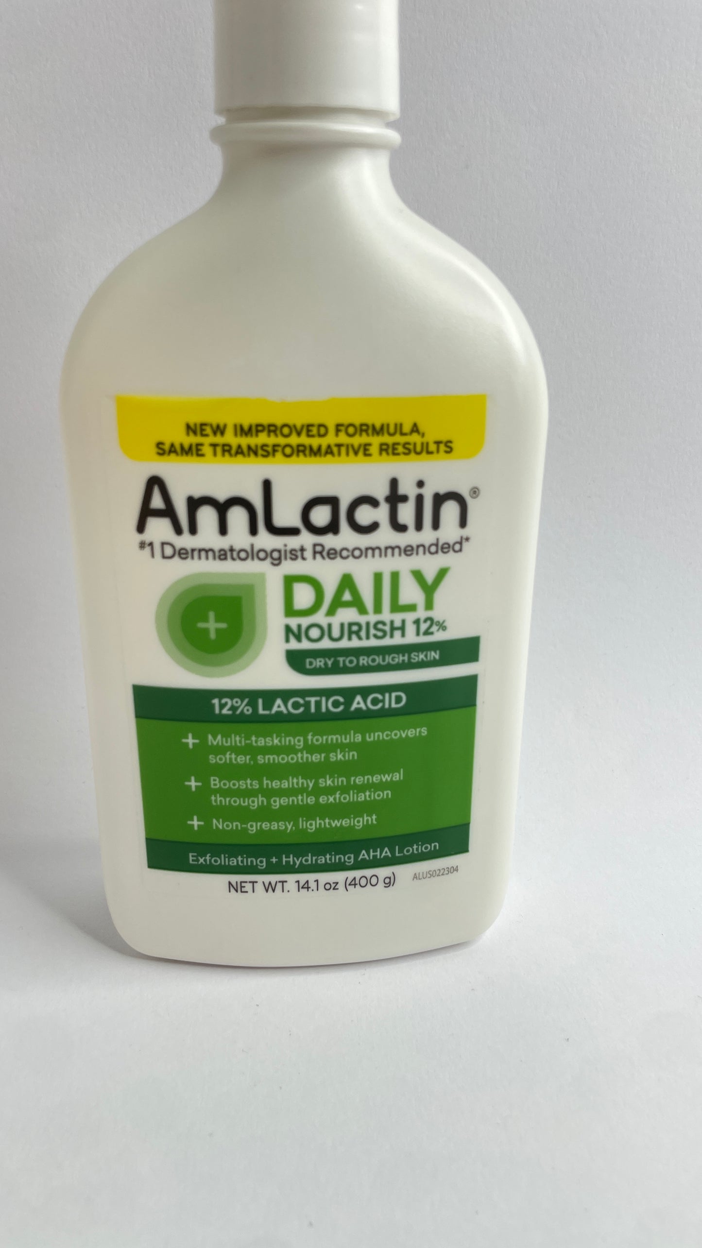 Amlactin Daily 12% Lactic Acid Lotion For Normal to Dry Skin.