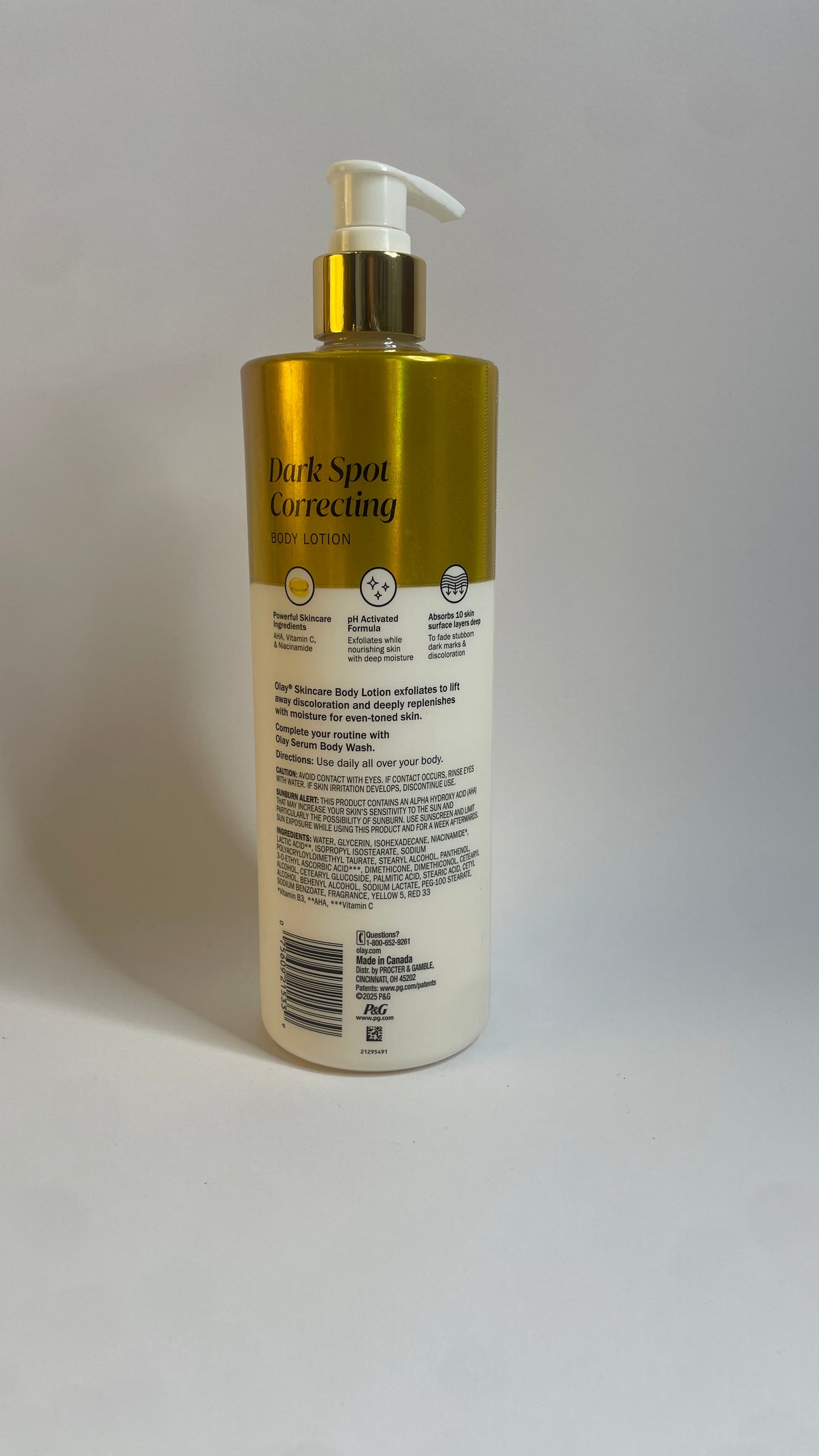 OLAY Dark Spot Correcting Body Lotion.