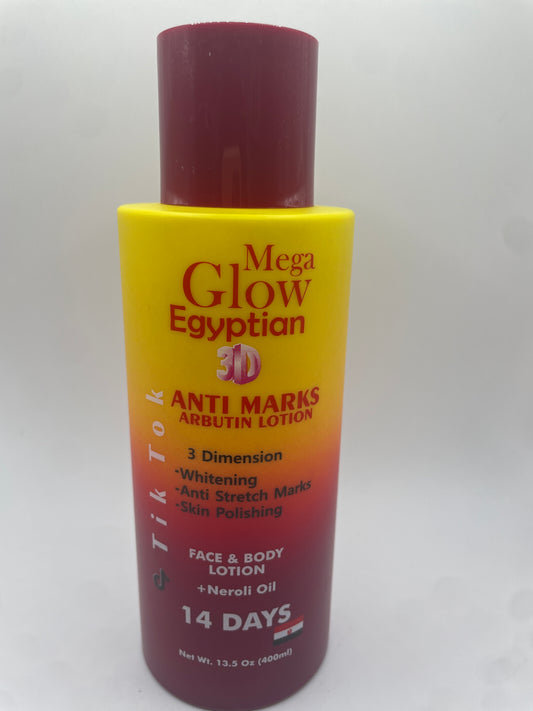 Mega glow Egyptian 3D Anti-Marks Arbutin Lotion