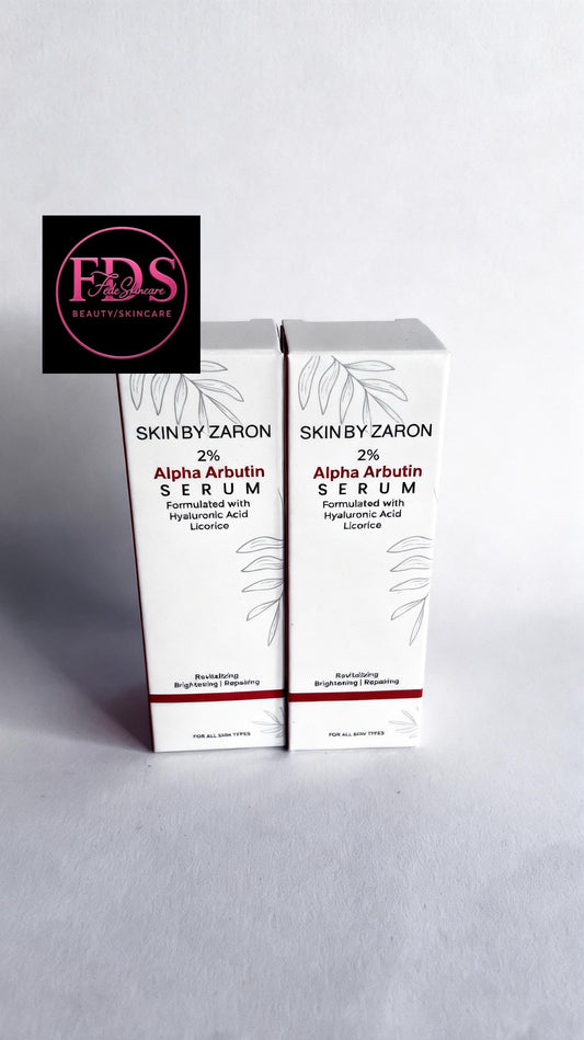 SKIN BY ZARON 2% Alpha arbutin serum Formulated with Hyaluronic Acid & Licorice