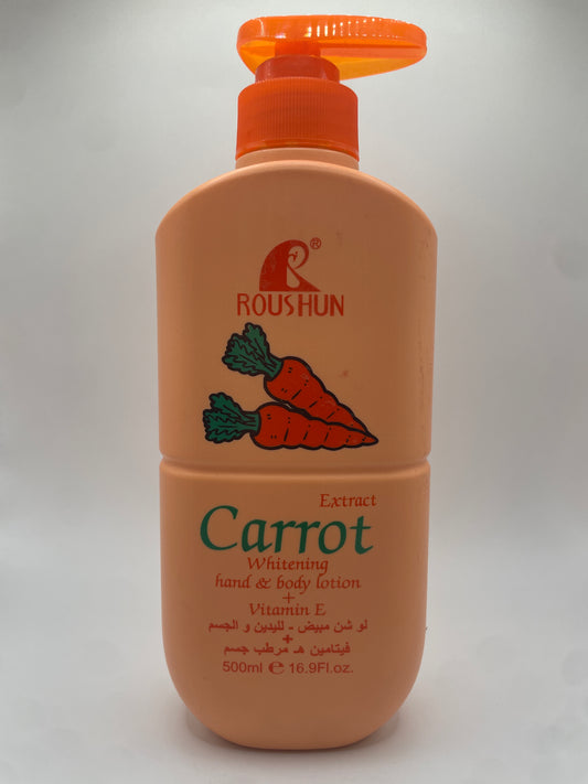 Roushun Carrot Hand & Body Lotion + Vitamin E