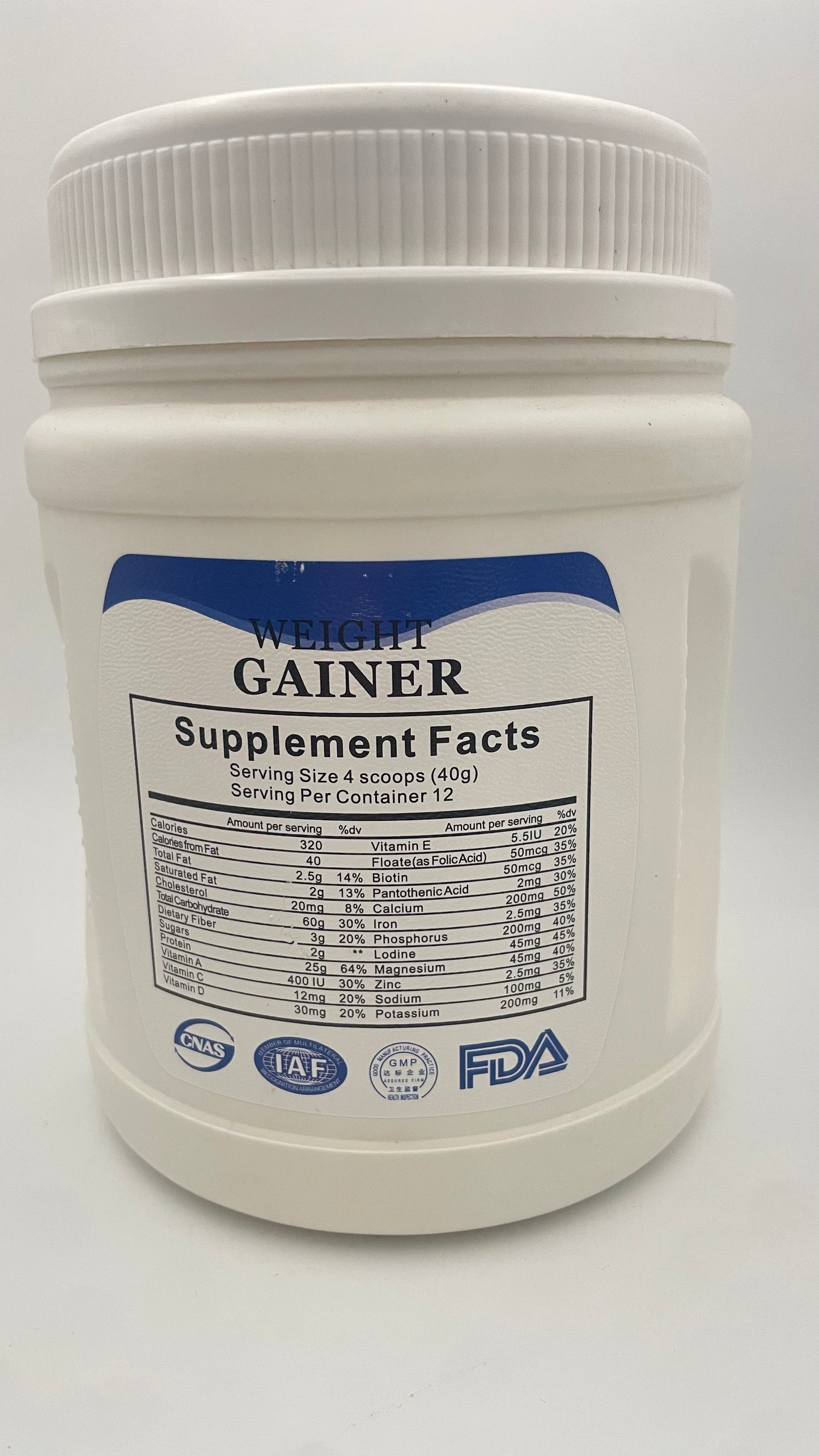 Weight Gainer (High Protein Gainer Power supplement)powder