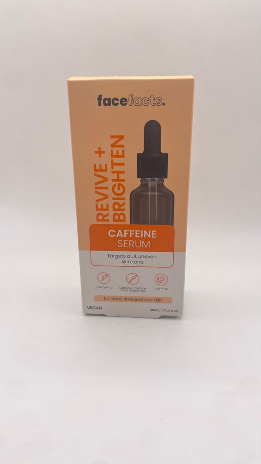 Face facts caffeine serum