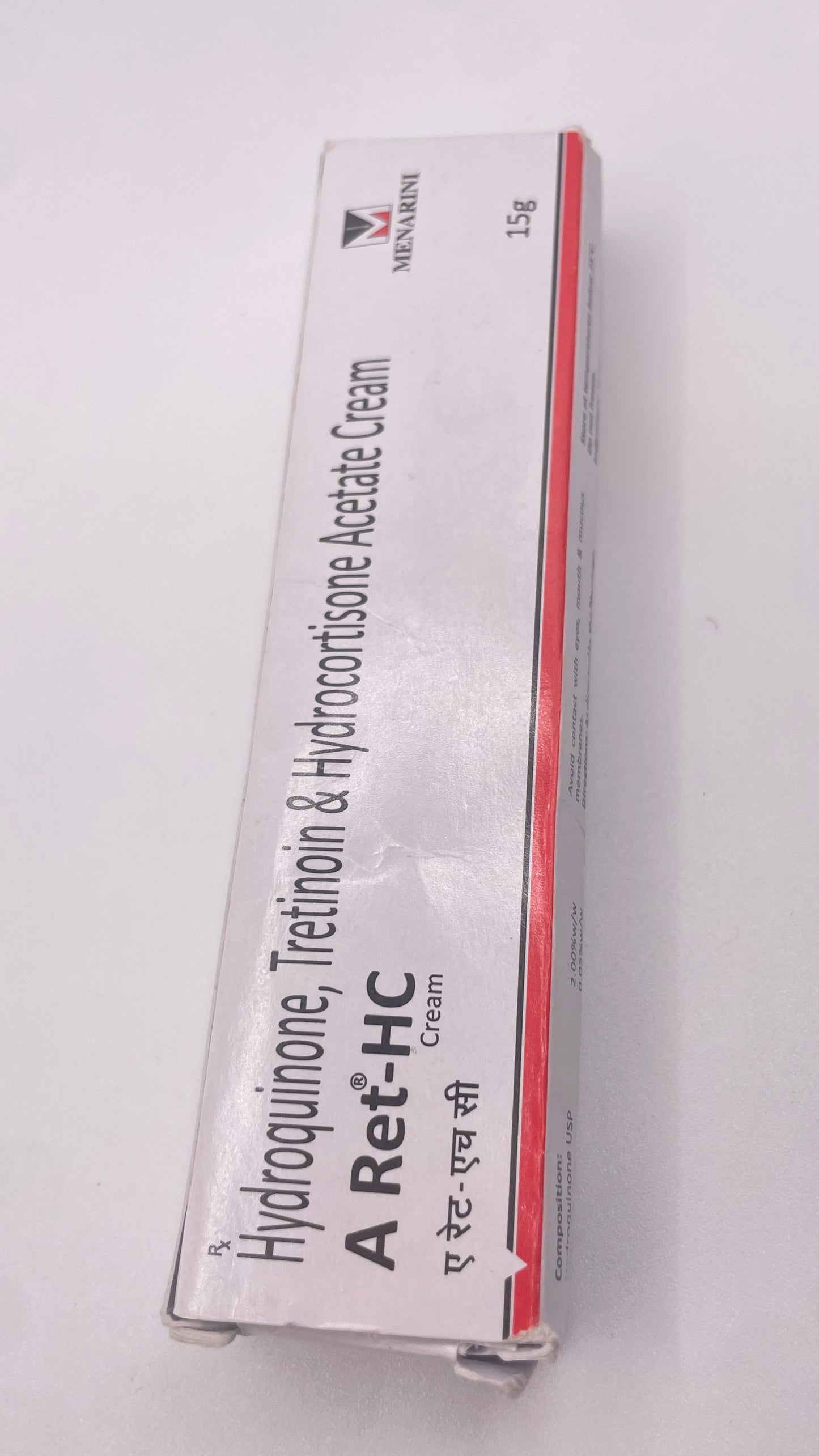 Hydroquinone, Tretinoin & Hydrocortisone Acetate Cream
A Ret-HC
Cream
