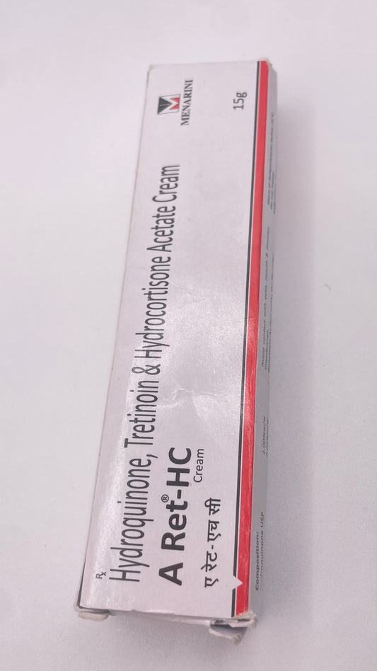 Hydroquinone, Tretinoin & Hydrocortisone Acetate Cream
A Ret-HC
Cream