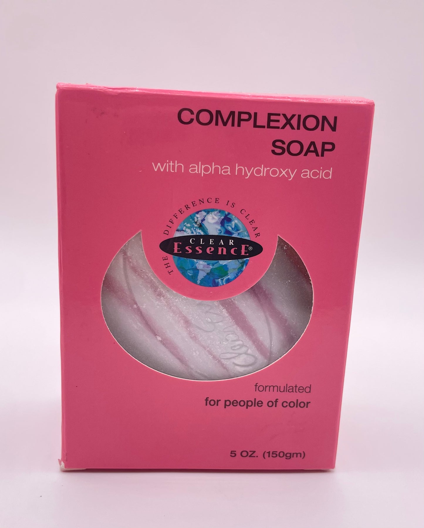 CLEAR ESSENCE COMPLEXION
SOAP
with alpha hydroxy acid
