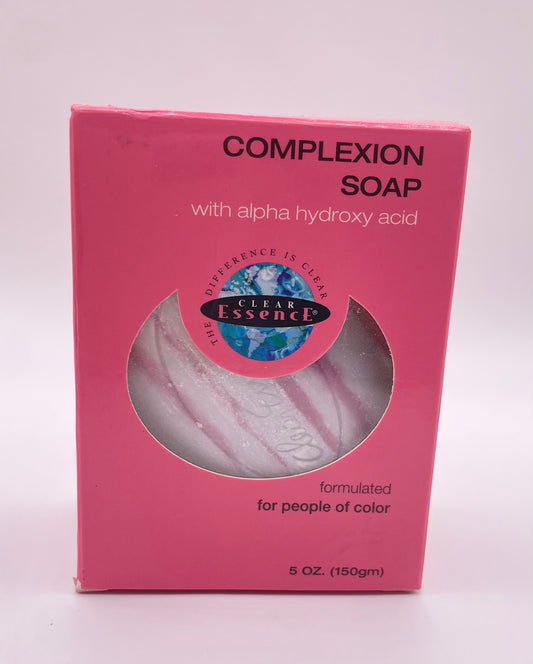 CLEAR ESSENCE COMPLEXION
SOAP
with alpha hydroxy acid