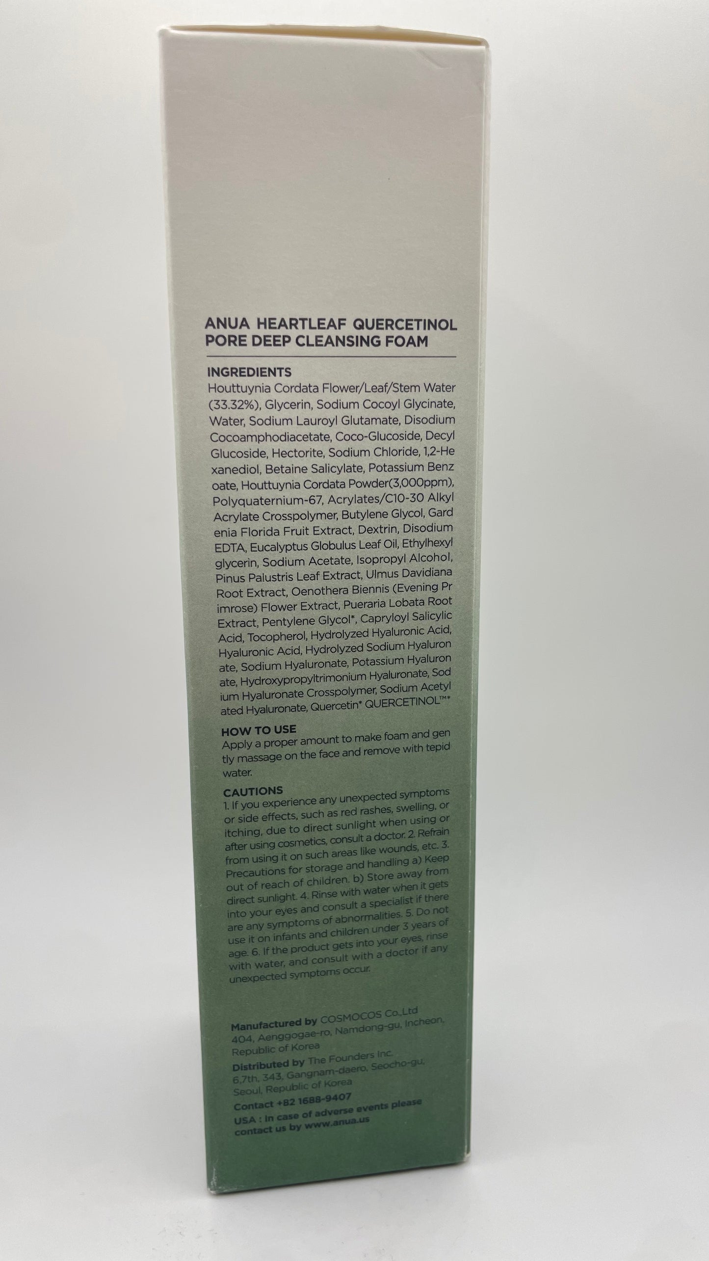 Anua Heartleaf Quercetinol Pore Deep Cleansing Foam