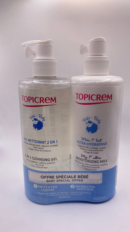 Topicrem baby set 2in1