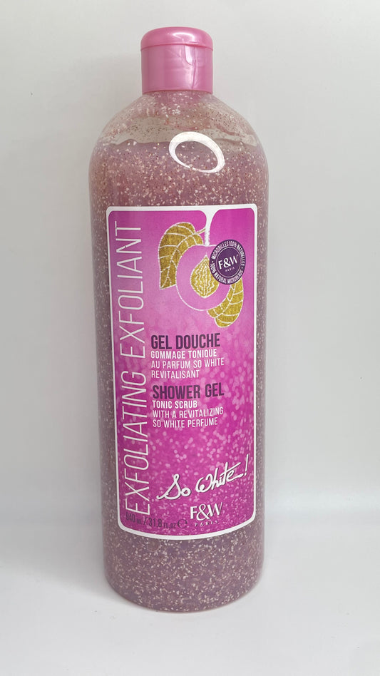 F&W So White Exfoliating Shower Gel(Tonic Scrub)