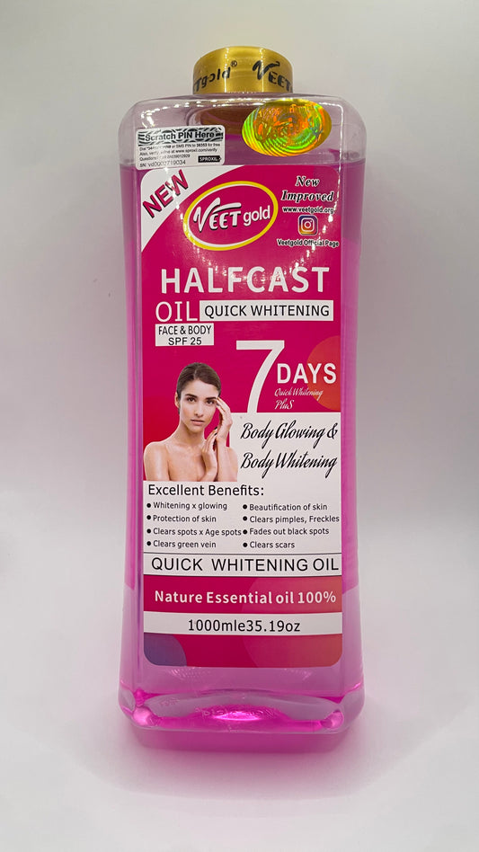 Veetgold halfcast body oil