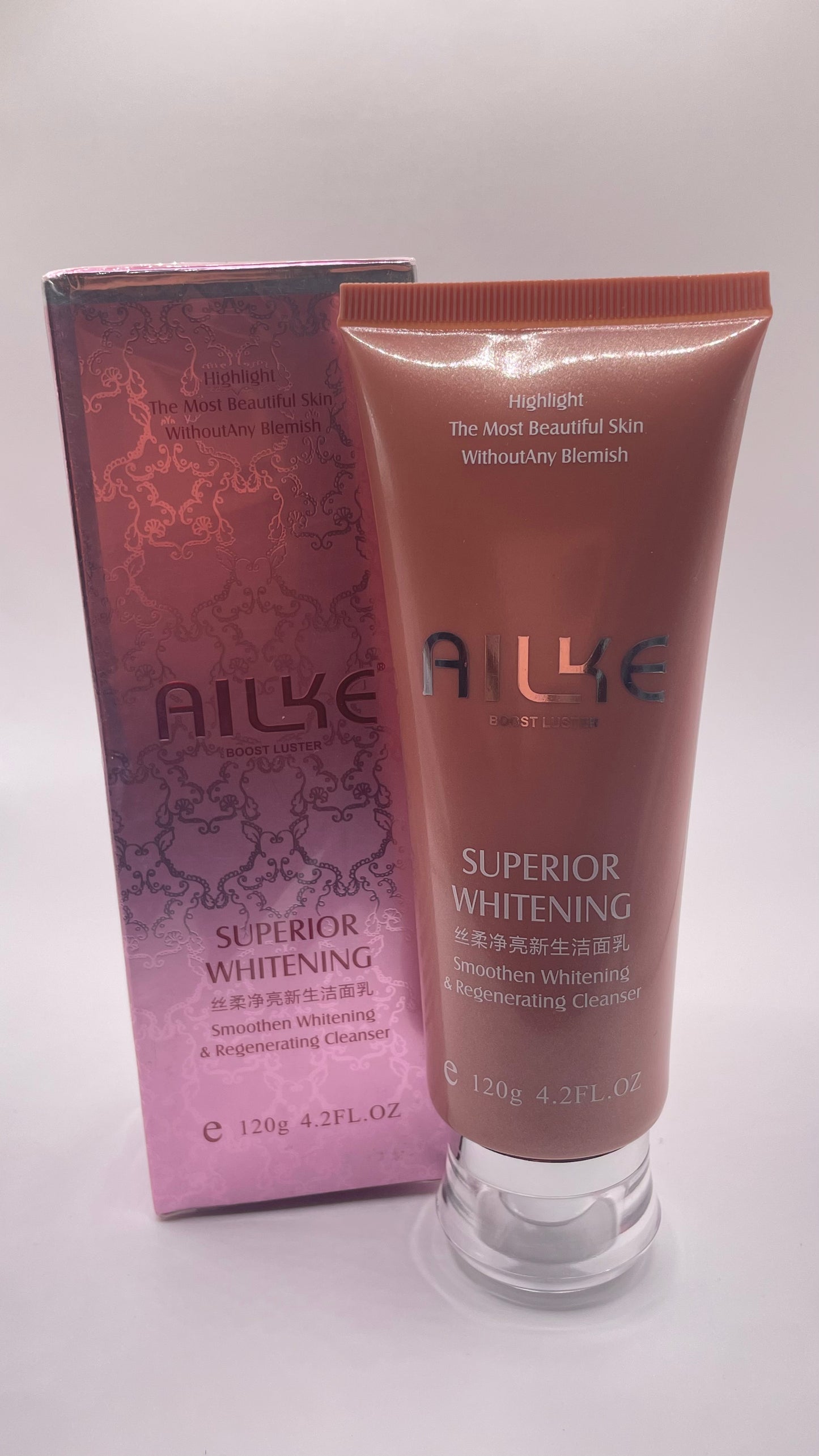 AILKE
BOOST LUSTER WHITENING FACE CLEANSER