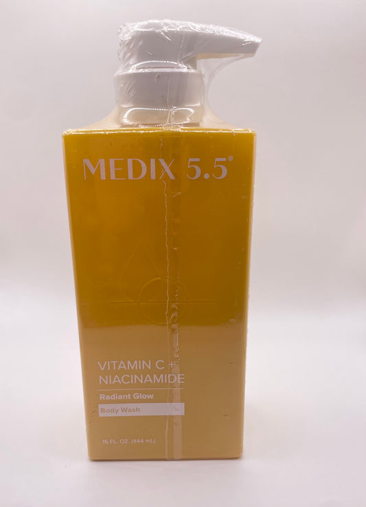 MEDIX 5.5 VITAMIN C+ NIACINAMIDE
Radiant Glow
Body Wash.