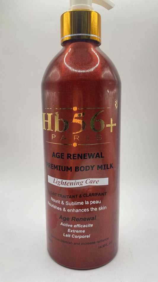 Hb56+ PARIS AGE RENEWAL PREMIUM BODY MILK LIGHTENING CARE.