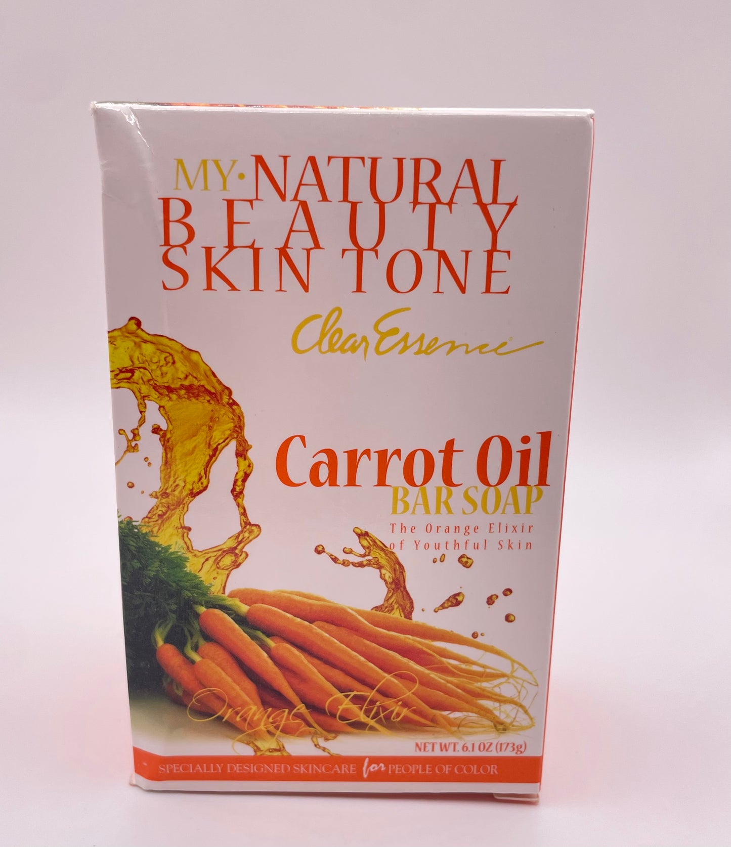 MY NATURAL
BEAUTY 
SKIN TONE CARROT BAR SOAP