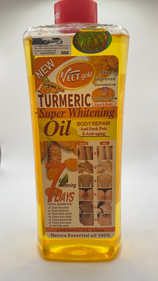 Veet gold turmeric oil