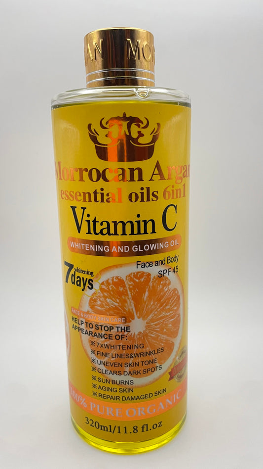 Morrocan Argan essential oils 6in1 Vitamin C glowing oil