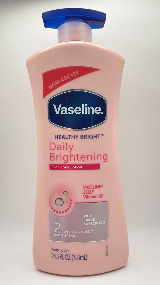 Vaseline HEALTHY BRIGHT
Daily
Brightening
Even Tone Lotion