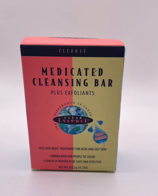 MEDICATED
CLEANSING BAR
PLUS EXFOLIANTS