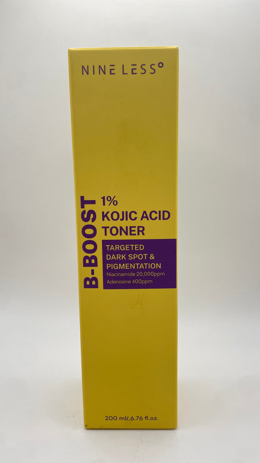 Nineless kojic acid toner