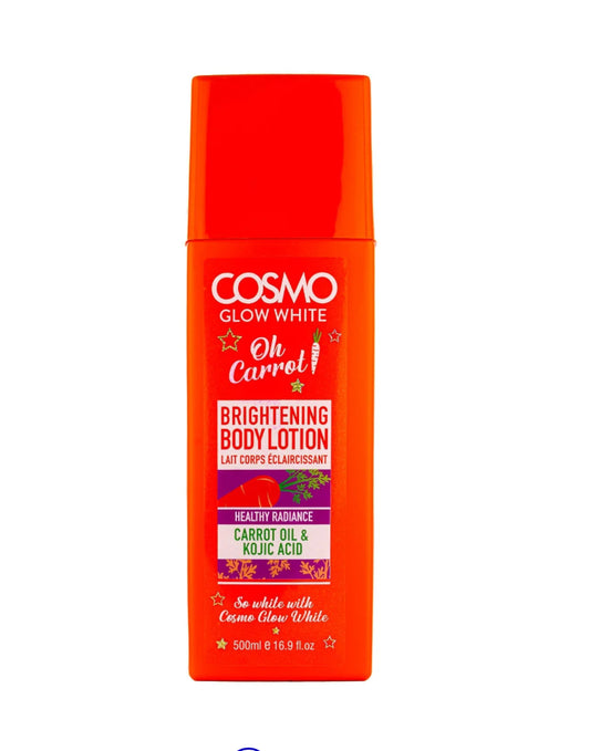 COSMO GLOW WHITE OH CARROT BRIGHTENING BODY LOTION .
