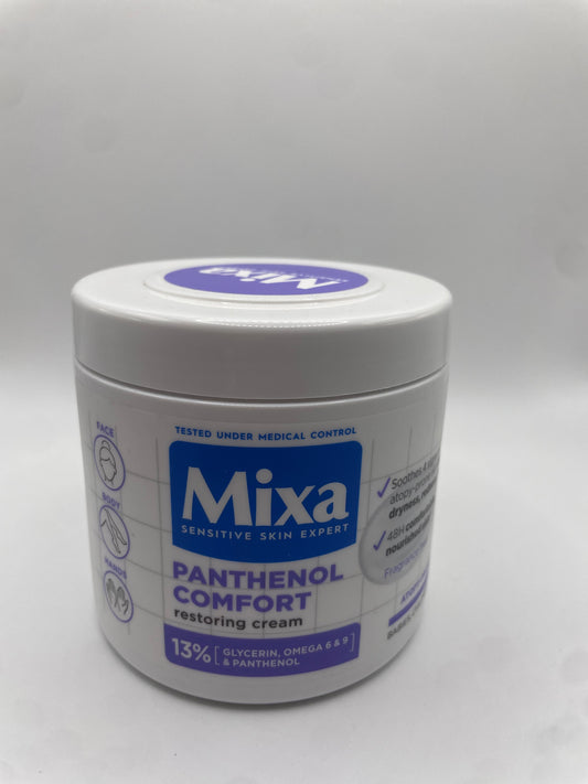 Mixa PANTHENOL COMFORT restoring cream
13% [ & PANTHENOI
OMEGA 6&9