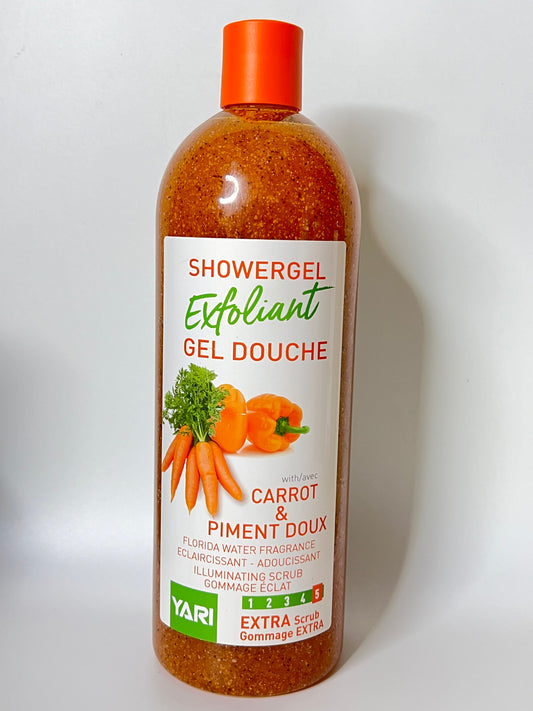 Yari Shower Gel Exfoliant With Carrot &Piment Doux