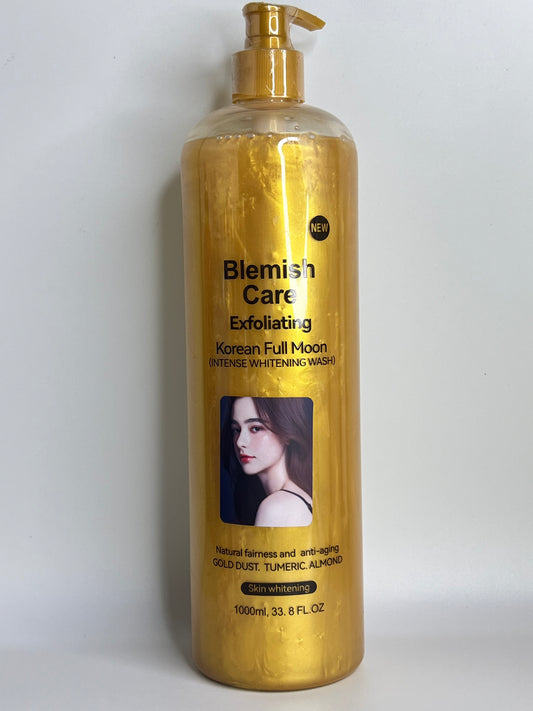 Blemish Care
Exfoliating
Korean Full Moon
(INTENSE WHITENING WASH)