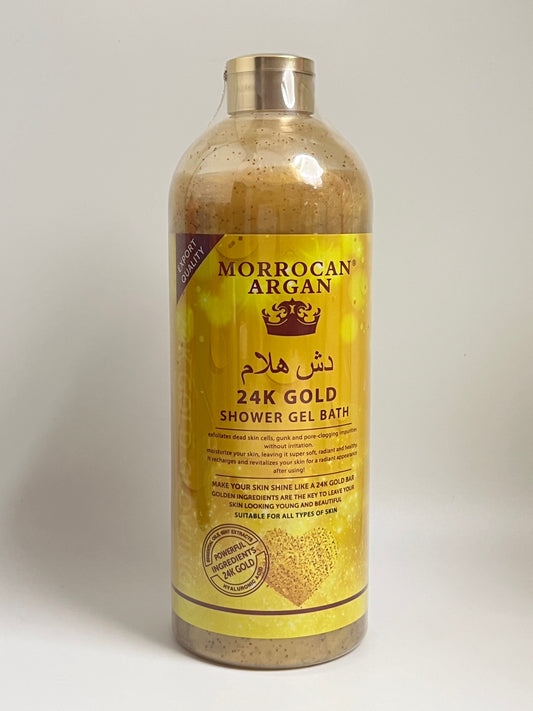 Morrocan Argan 24K Gold Shower Gel Bath