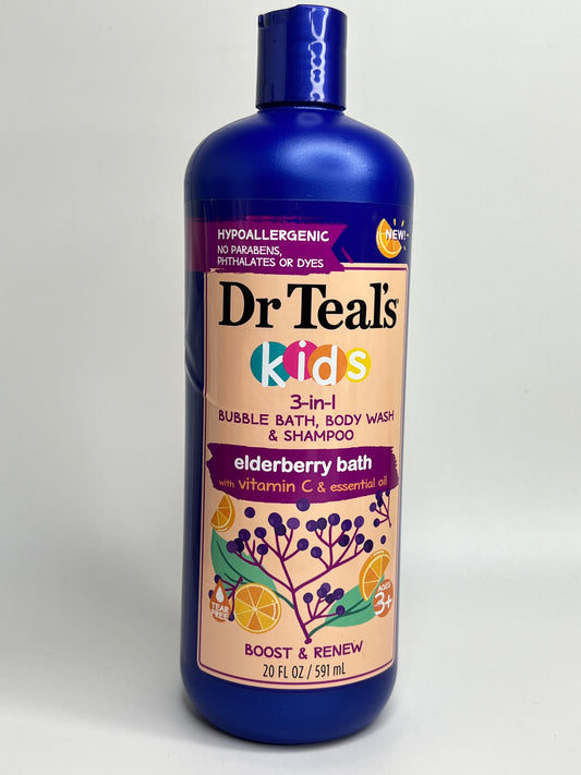 Dr Teal’s Kids Elderberry bath with Vitamin c & essential oil