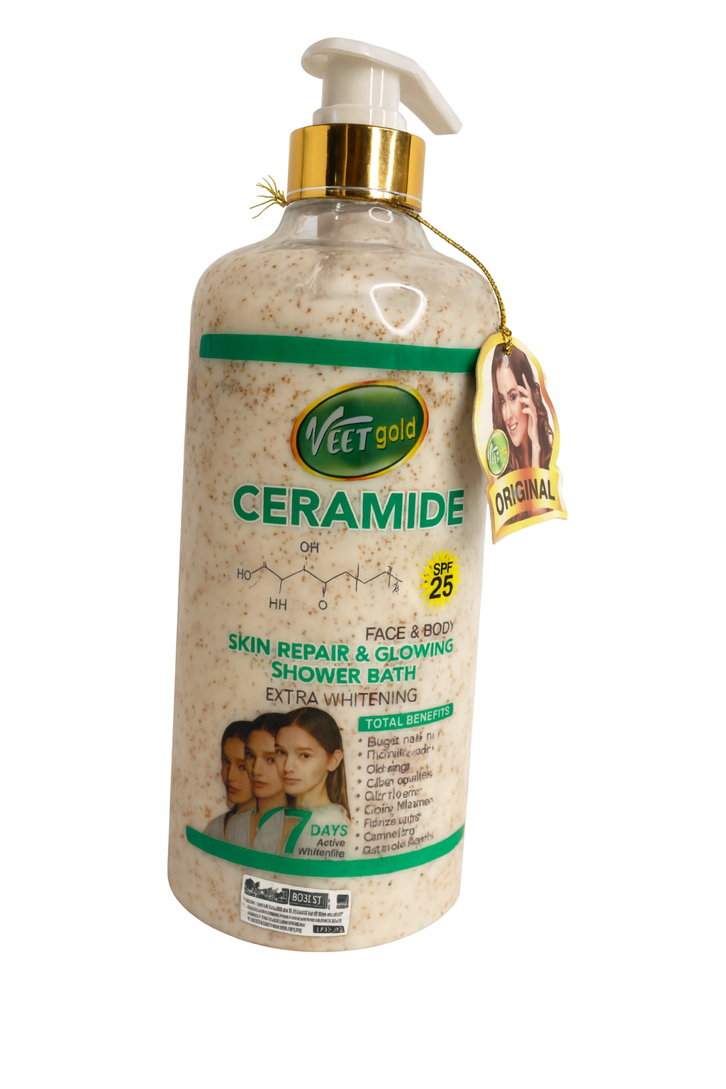 Veet Gold Ceramide Body Repair Wash.